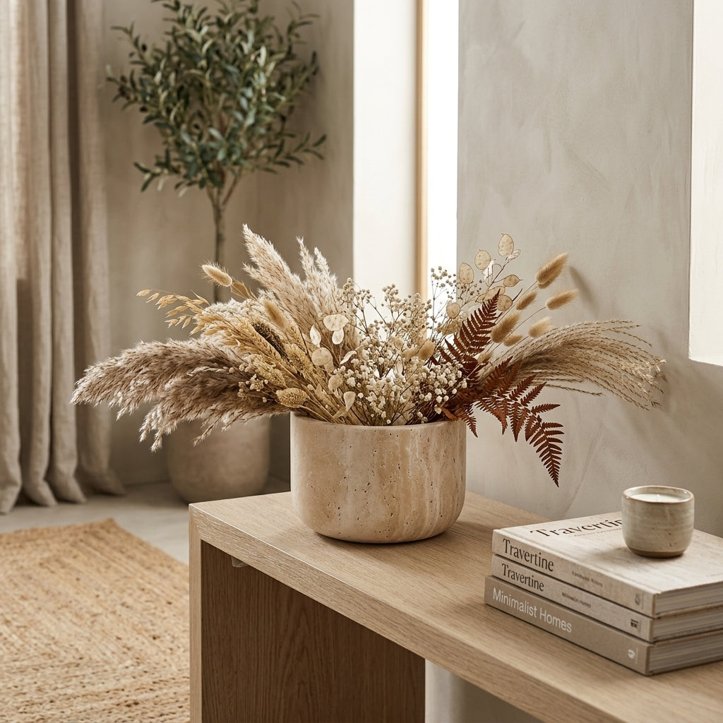 Travenna Travertine Vase Caelvorne