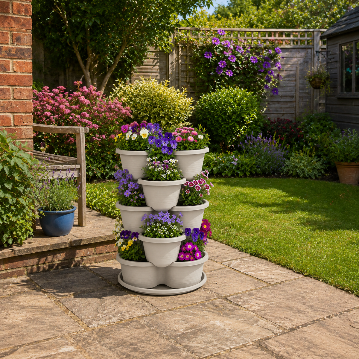 Trefel Stacking Vertical Garden Planter Caelvorne
