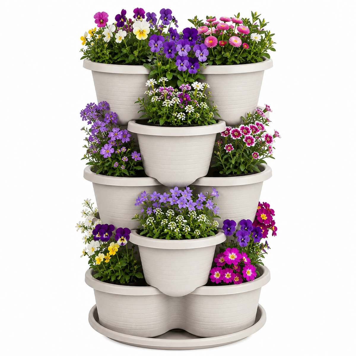 Trefel Stacking Vertical Garden Planter Caelvorne