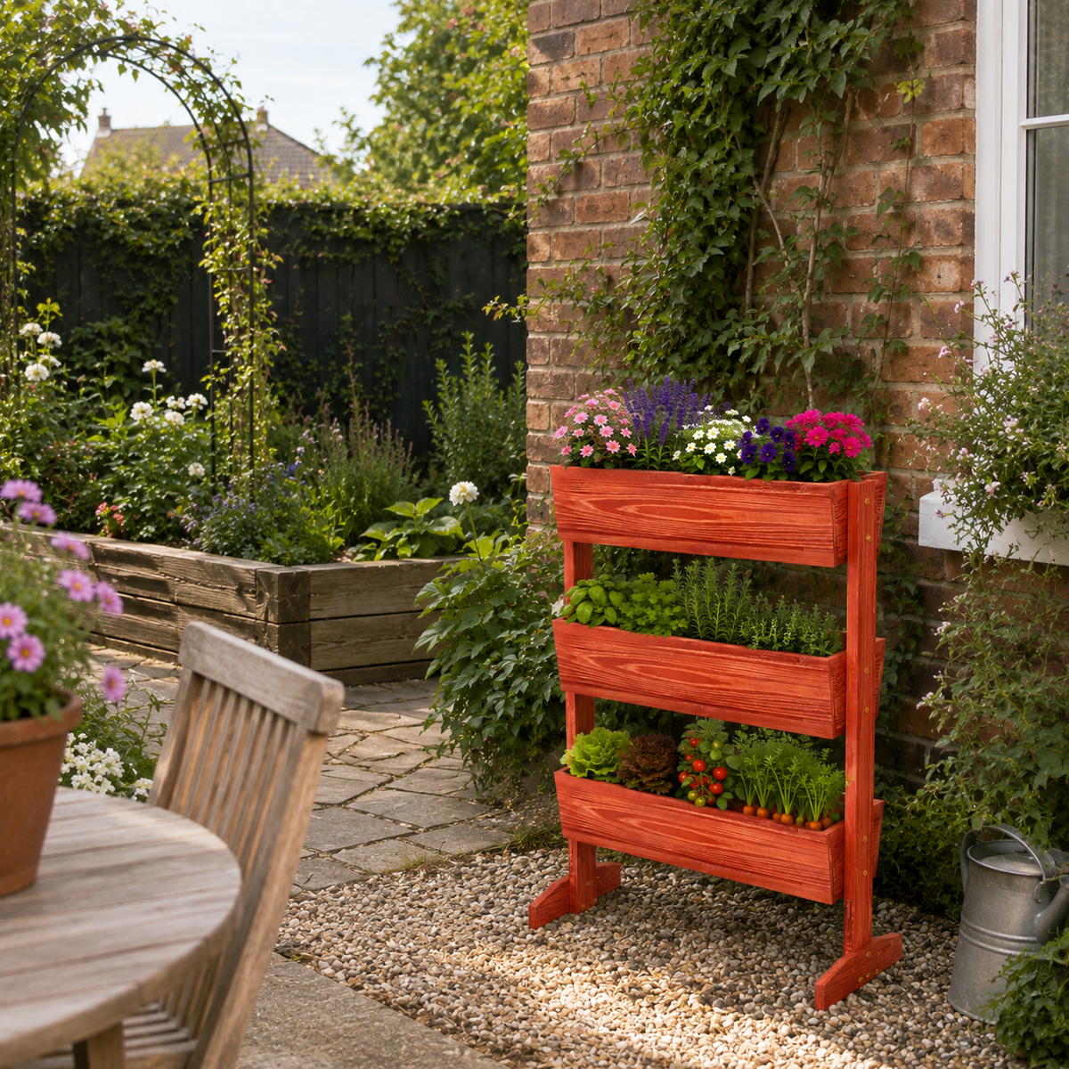Trovic 3-Tier Vertical Trough Planter Caelvorne