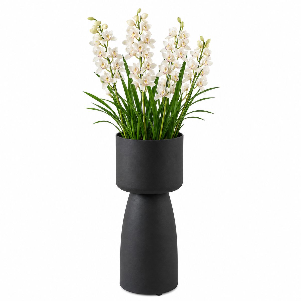 Varkos Hourglass Floor Plant Pot Caelvorne