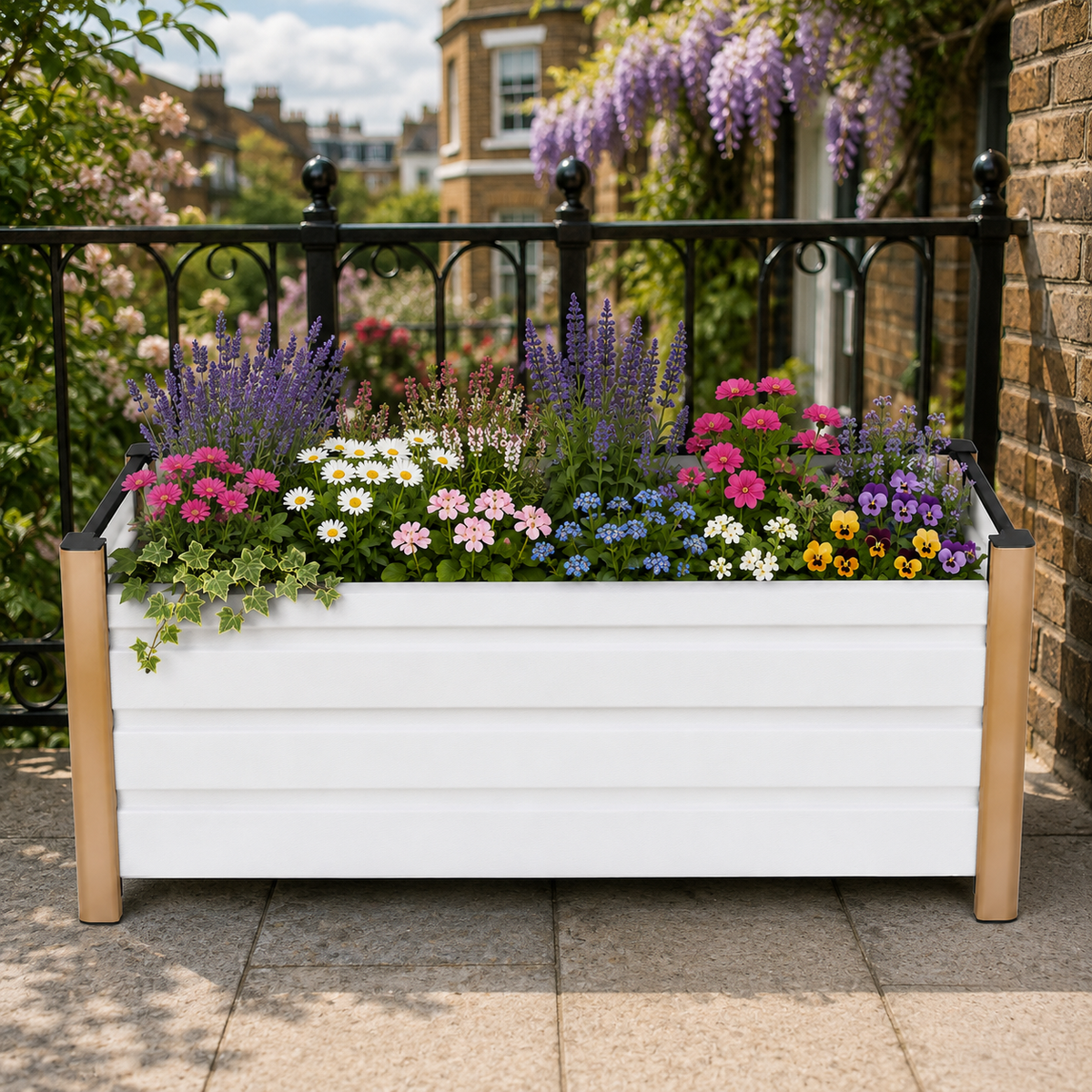 Vatria Rectangular Raised Garden Bed Caelvorne