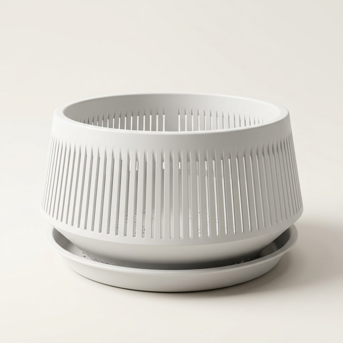 Ventra Mesh Orchid Indoor Plant Pot White Caelvorne
