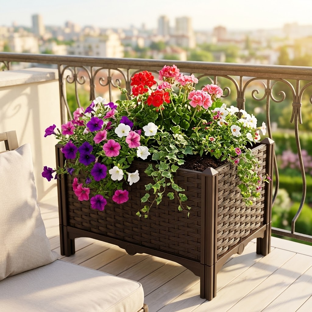 Verdara Raised Outdoor Planter Box Caelvorne