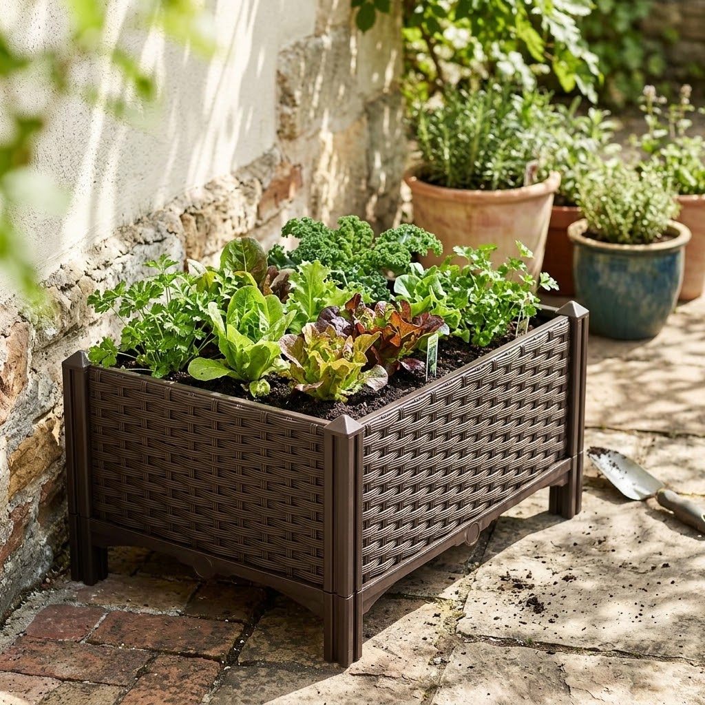 Verdara Raised Outdoor Planter Box Caelvorne