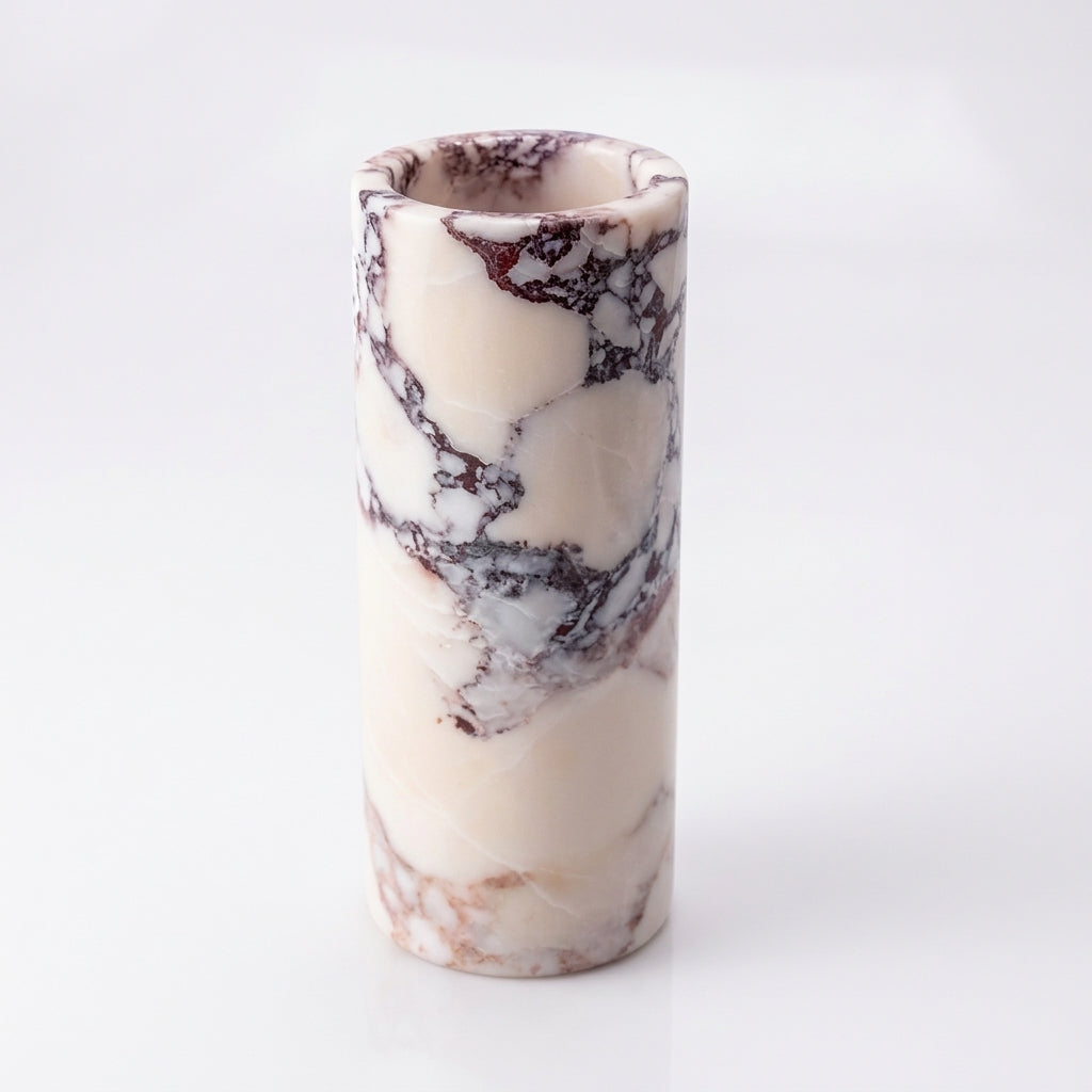 Violena Marble Cylinder Vase Default Title Caelvorne